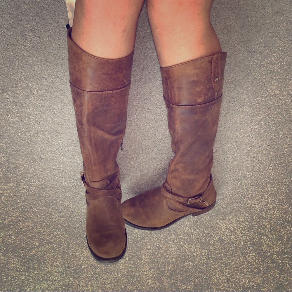 Steve Madden Leather Riding Boots